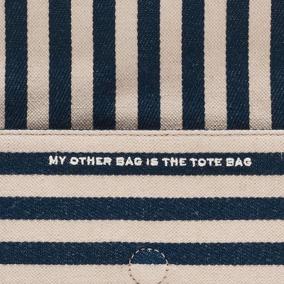 THE STRIPE CANVAS MINI BAG